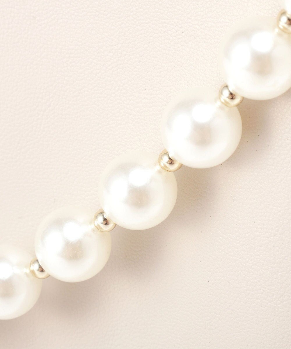 YECCA VECCA パールチャーム付きリボンベルトバッグ 