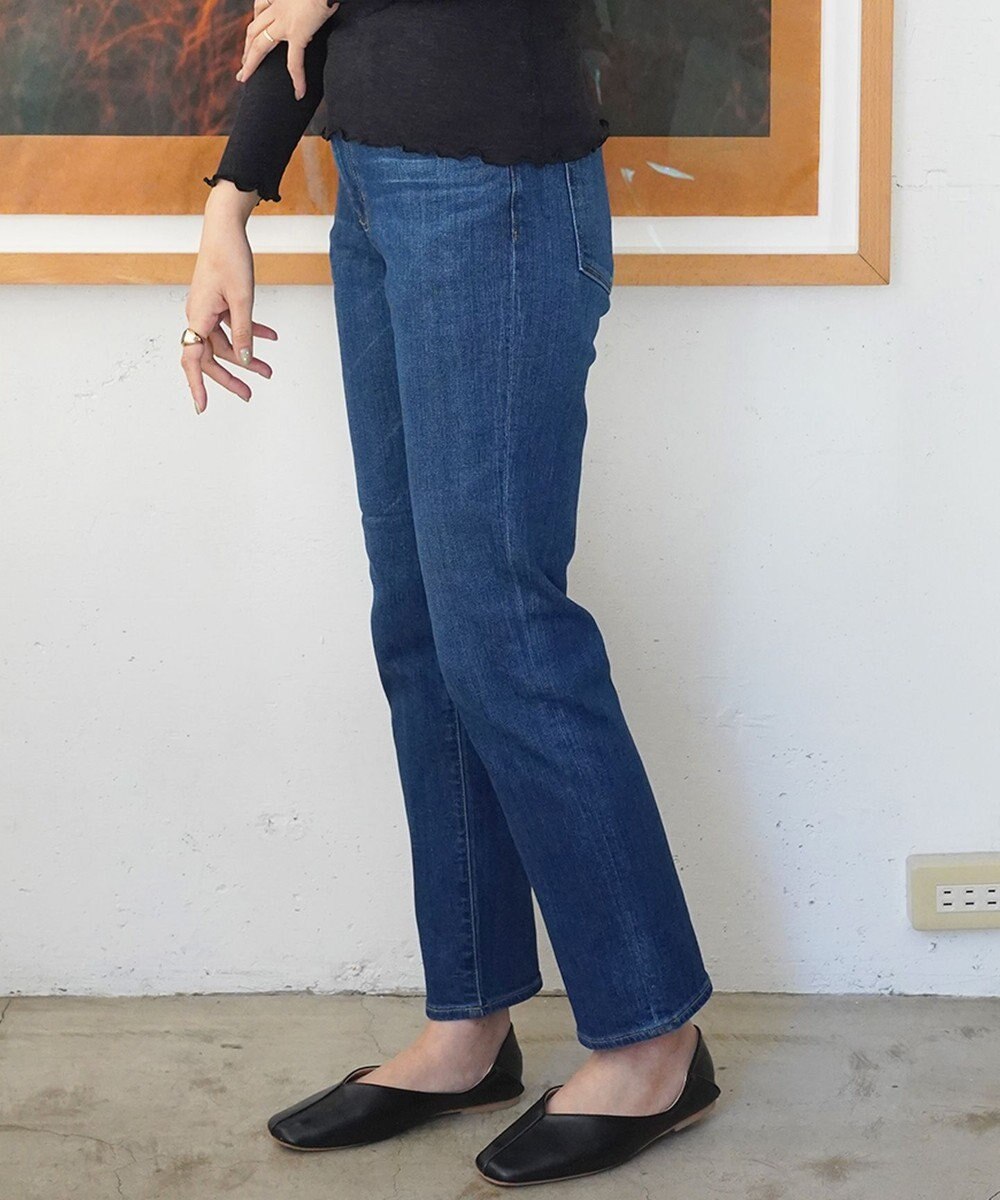 caqu Slim boy`s 程よいフィット感のボーイフィットデニム 