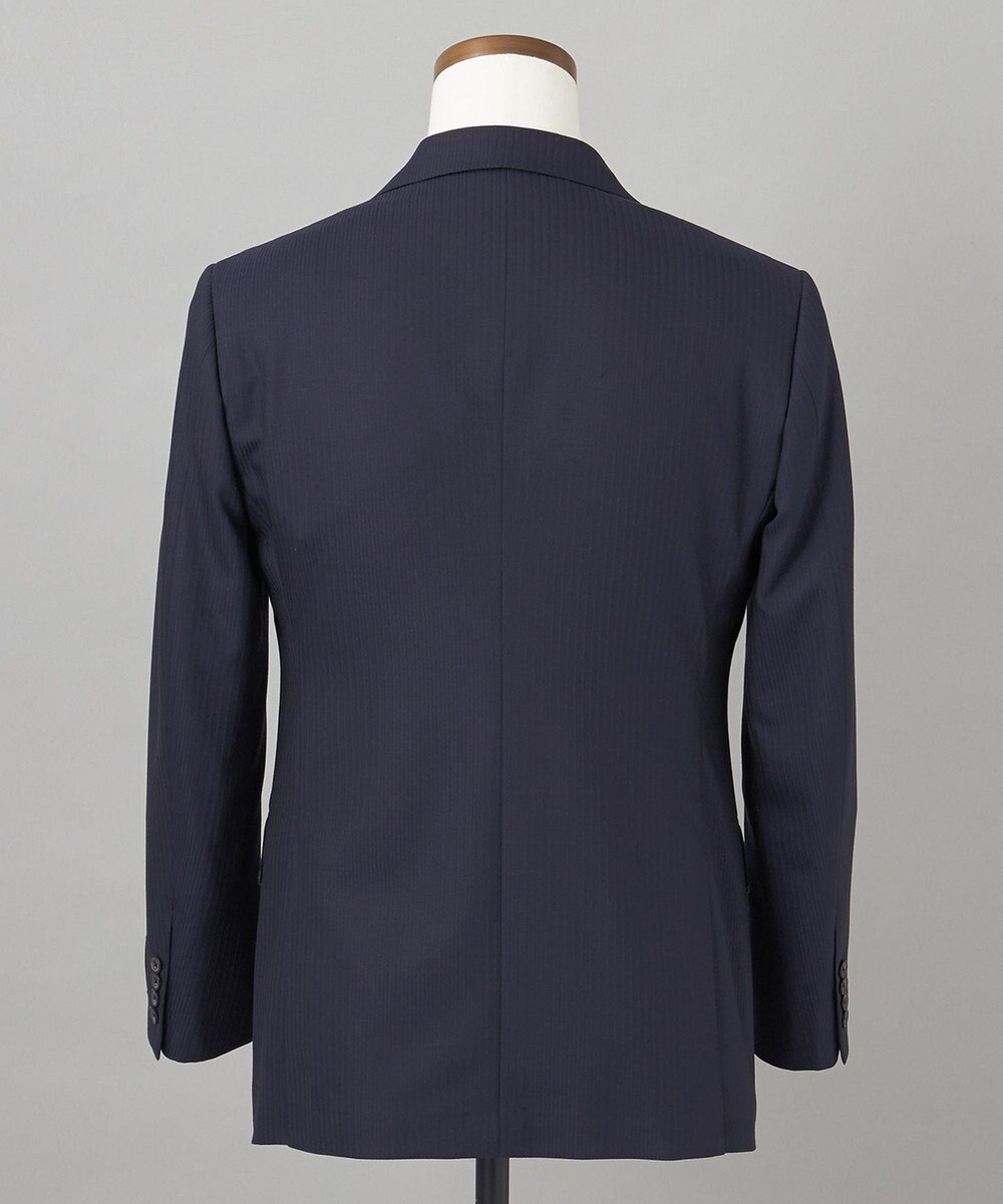 GOTAIRIKU 【御幸毛織】Superio160 ウールカシミヤ スーツ（ネイビーストライプ） 