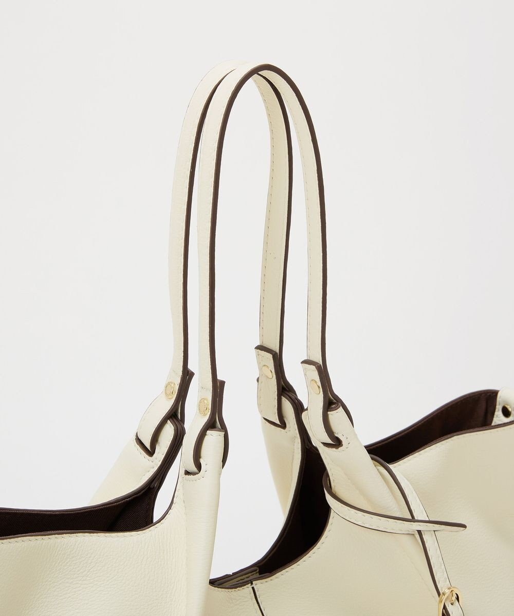 TOPKAPI 【TREASURE TOPKAPI】ソフトレザー センターステッチ 2way トートバッグ 