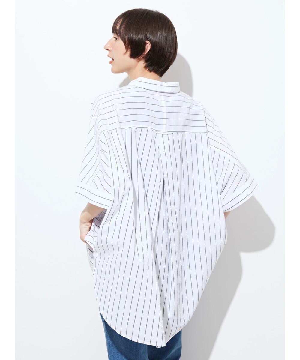 AMERICAN HOLIC ＷポケットバックタックＢＩＧシャツ 