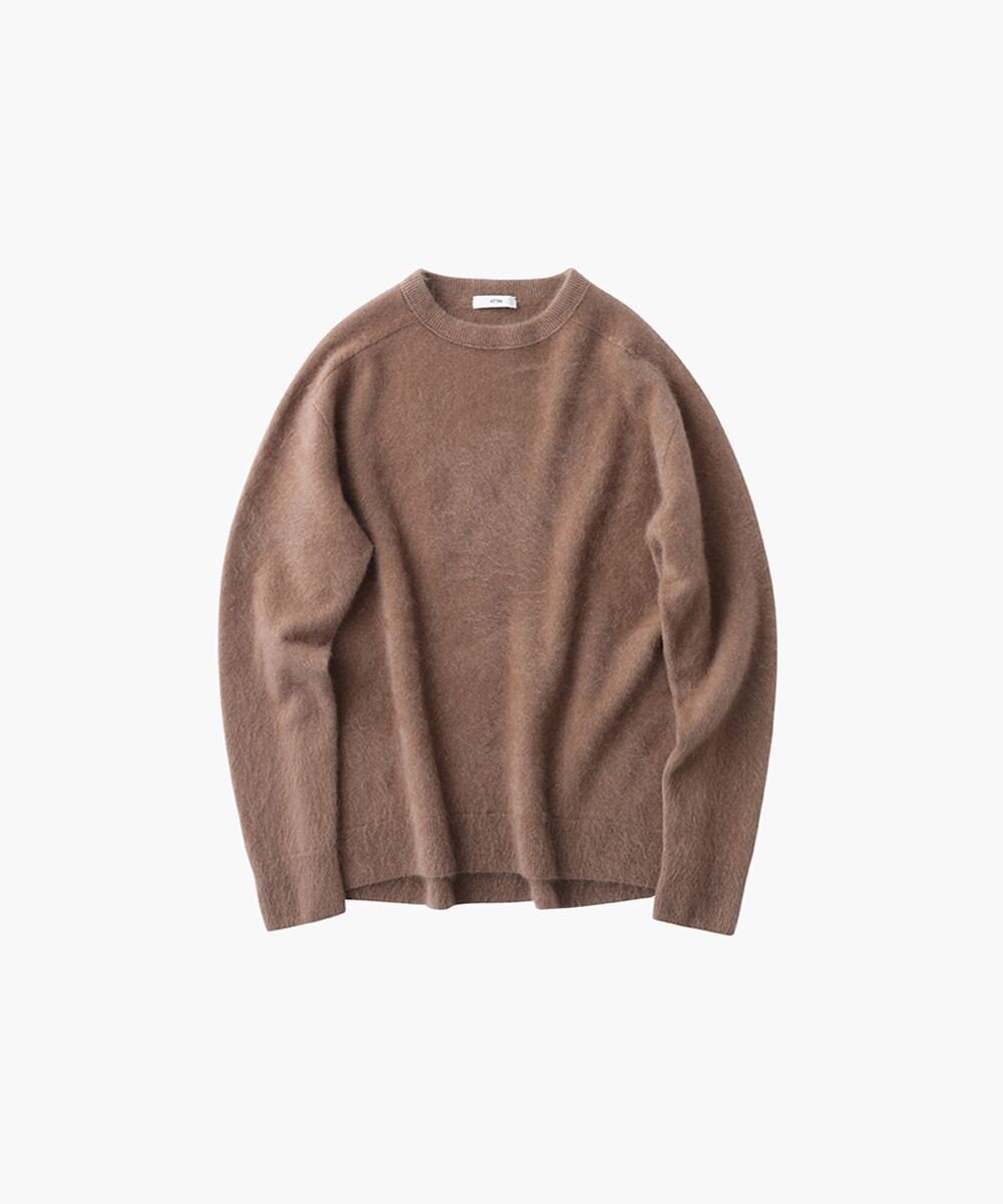 GARMENT DYE CASHMERE | クルーネックセーター / ATON | ファッション