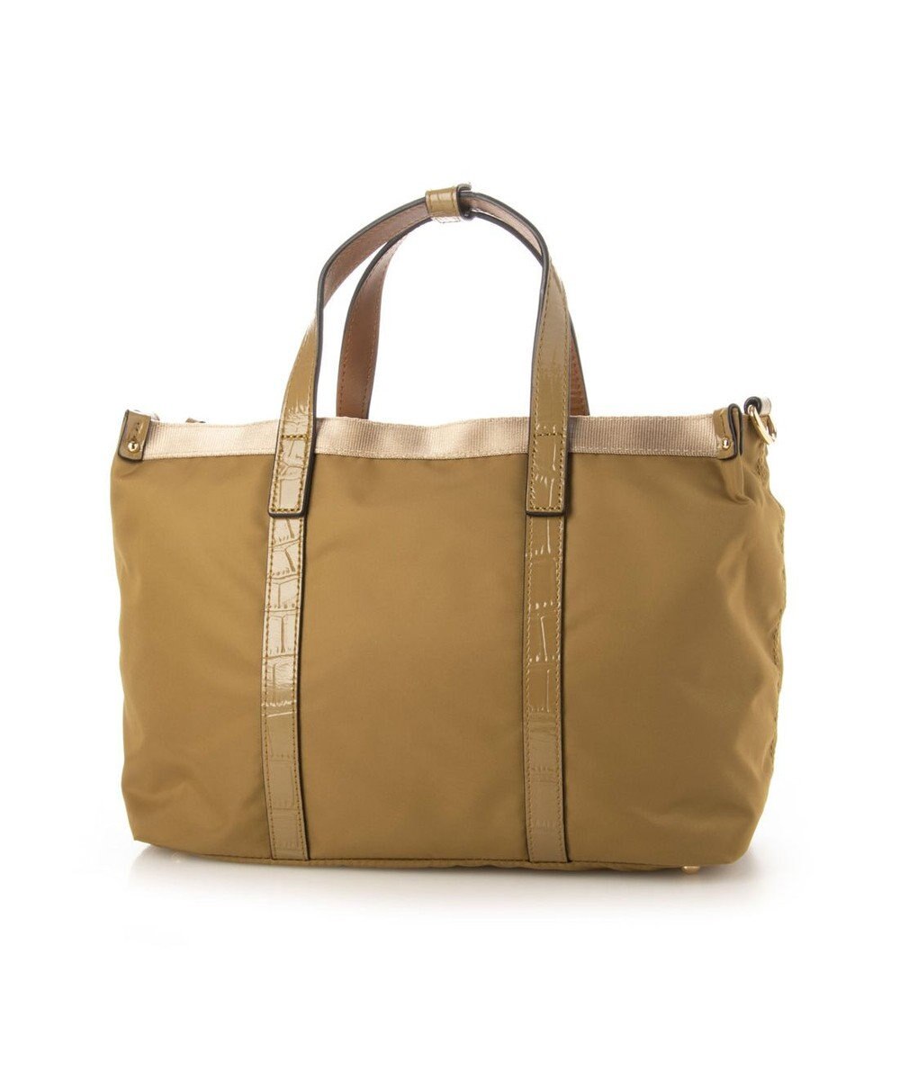 LA BAGAGERIE 【エコユース】ナイロン×型押しエナメル　2WAYミニトート 