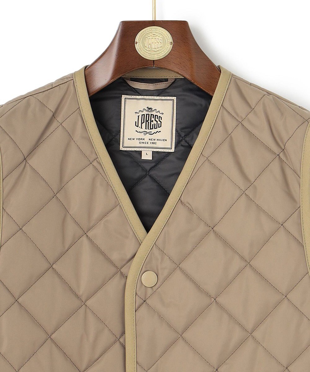 J.PRESS MEN メモリーツイルキルティングベスト 