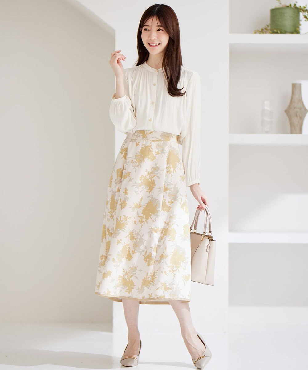 ANY SIS 【洗える】カッセンジャカード ブラウス 