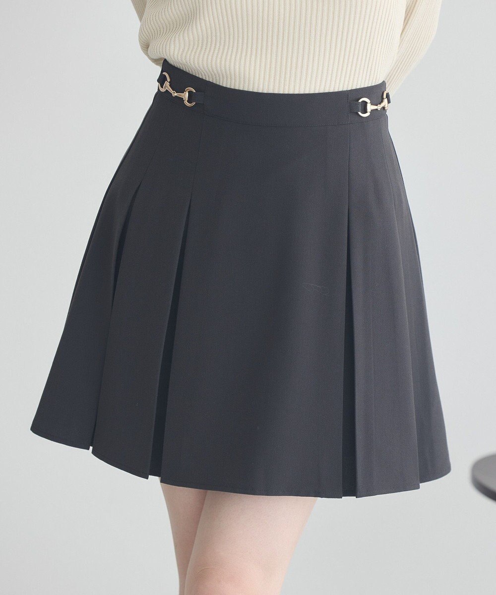 earth music&ecology 【セットアップ可】ビット付きミニスカート 