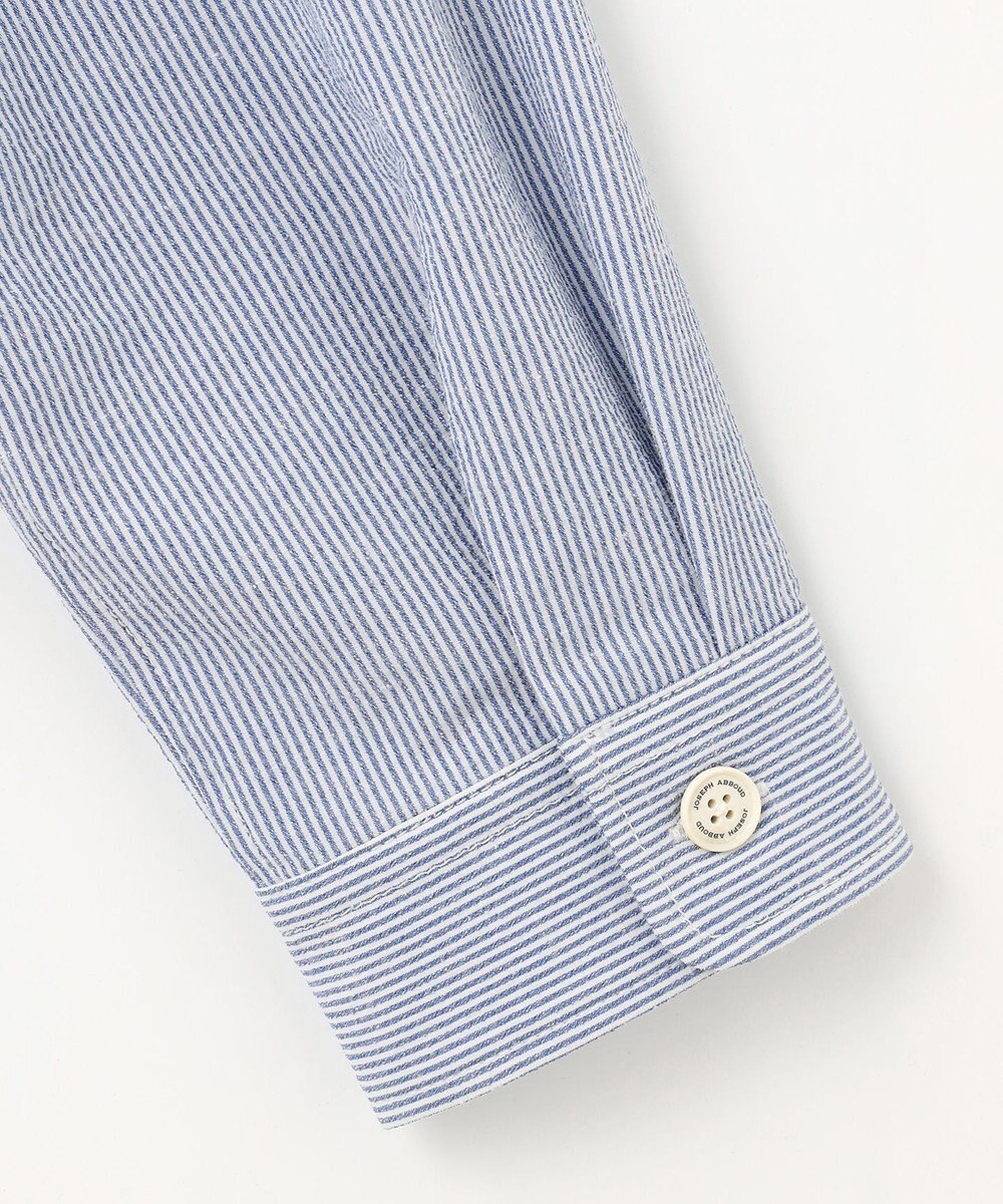 JOSEPH ABBOUD 【清涼・軽量・夏の軽羽織】クールサッカー ライトシャツ アウター 