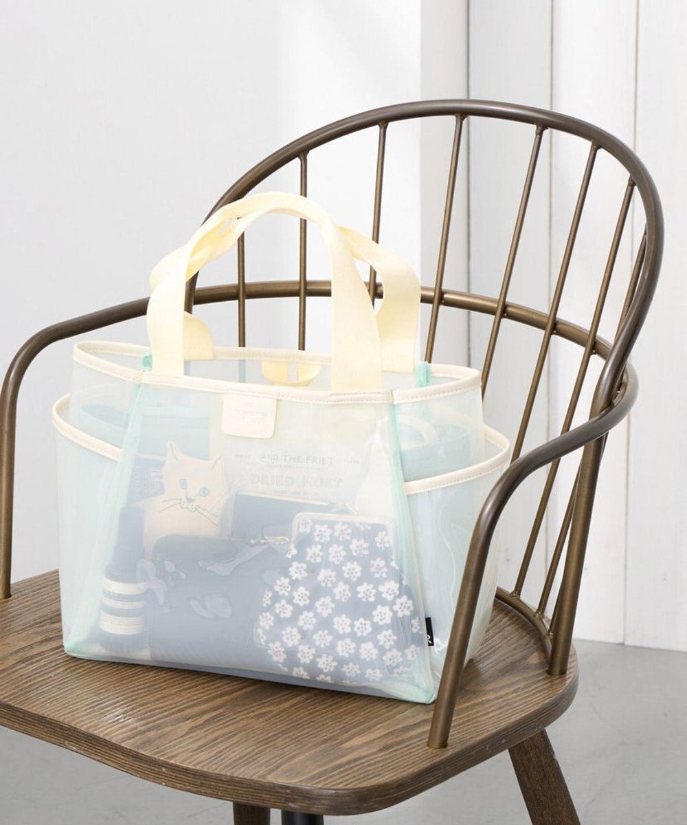 ROOTOTE 3670【仕切り+自立】LT.デリ.パルーティ.クリア-A 