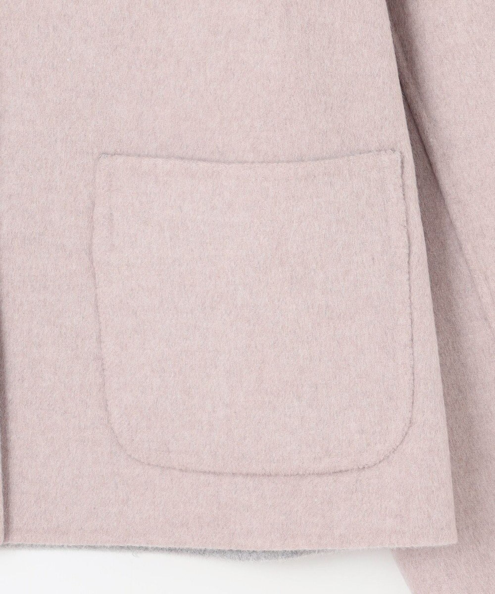 J.PRESS LADIES L 【リバーシブル】ウールナイロン リバー ショート コート 