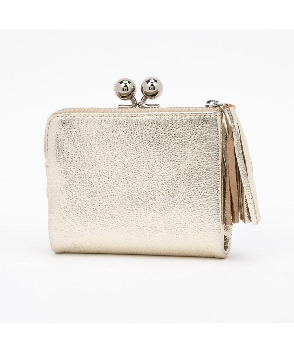 UNBILLION ペルケ perche / マルチスタッズがま口二つ折りウォレット 