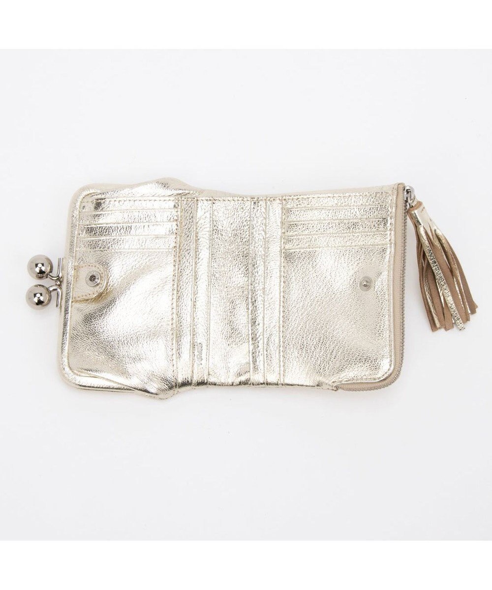 UNBILLION ペルケ perche / マルチスタッズがま口二つ折りウォレット 