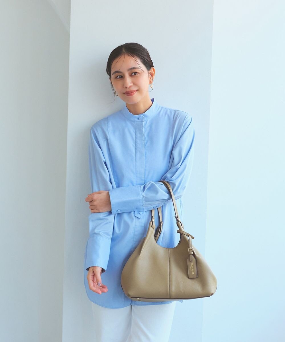 TOPKAPI 【TREASURE TOPKAPI】ソフトレザー センターステッチ 2way トートバッグ 