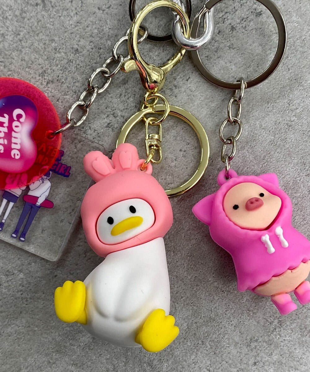 WEGO アニマルキャップあひるキーホルダー 