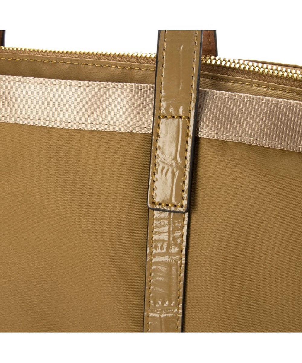 LA BAGAGERIE 【エコユース】ナイロン×型押しエナメル　2WAYミニトート 