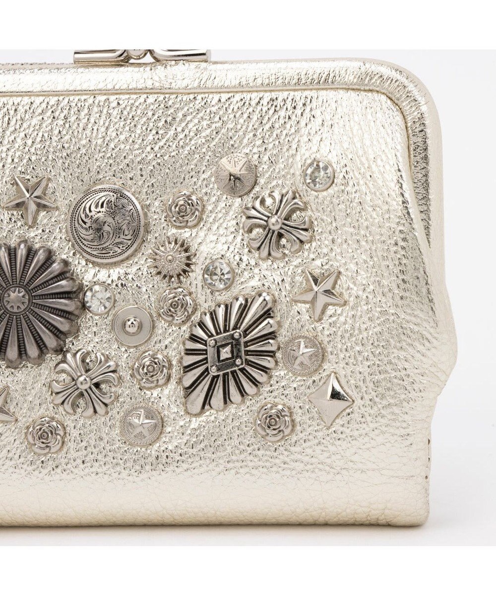 UNBILLION ペルケ perche / マルチスタッズがま口二つ折りウォレット 