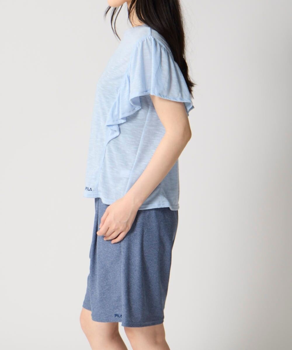OP／FILA 【FILA】ドルマン袖フリルタンキニ4点セット水着 