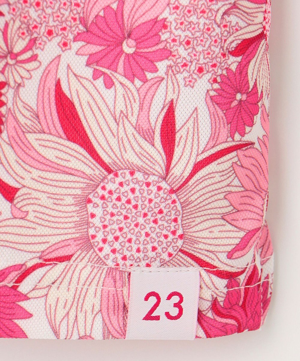 23区GOLF 【WOMEN】【UVケア/吸水速乾】スプリングフラワー柄 半袖ポロシャツ 