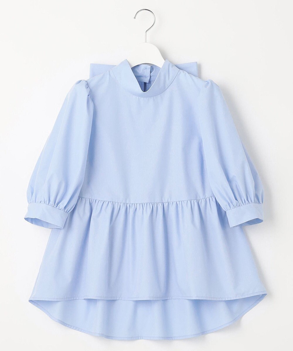 Feroux 【新色追加・ONWARD CROSSET MAG掲載】バックリボンパフスリーブ ブラウス 