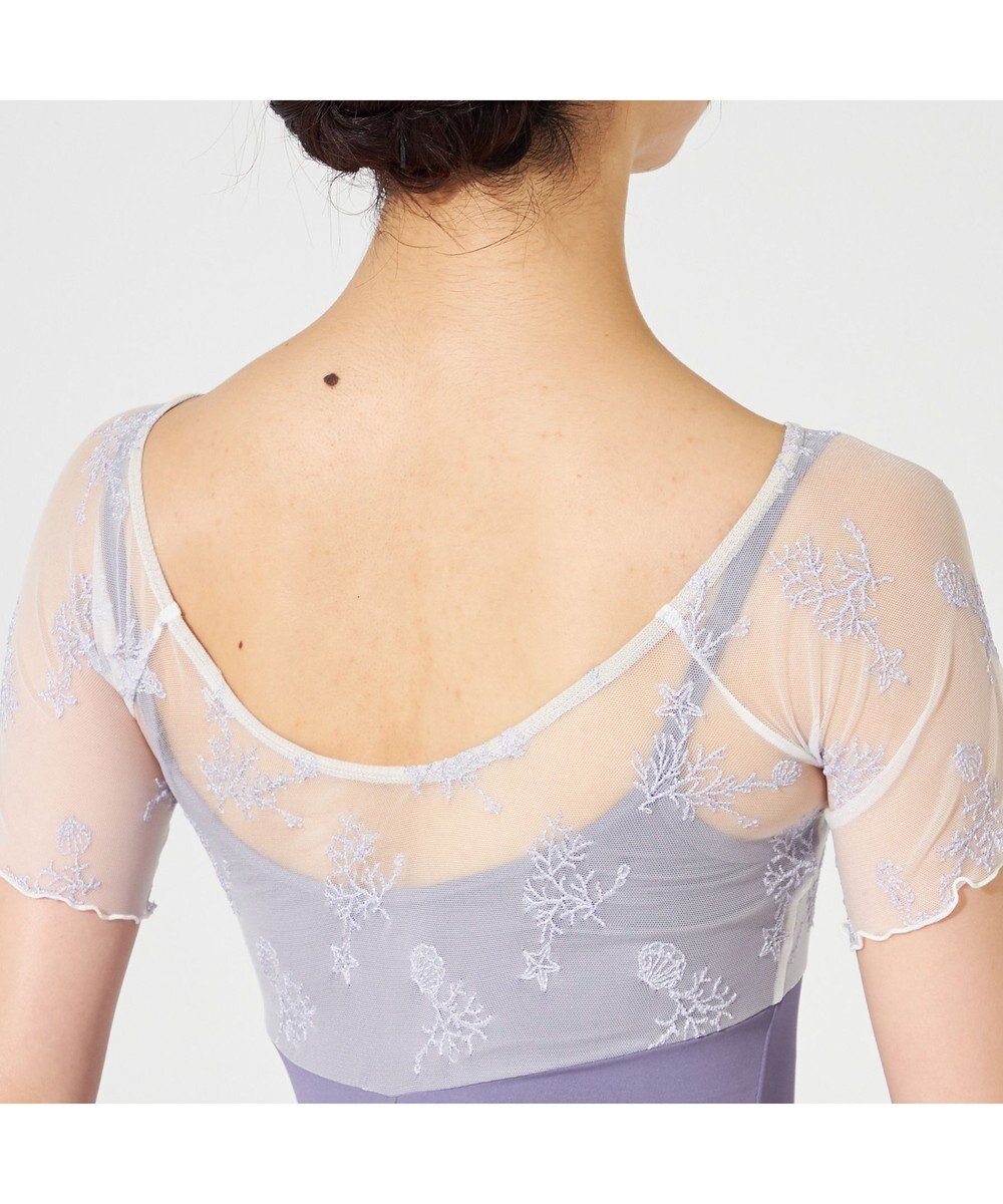 Chacott ハーフスリーブレオタード 