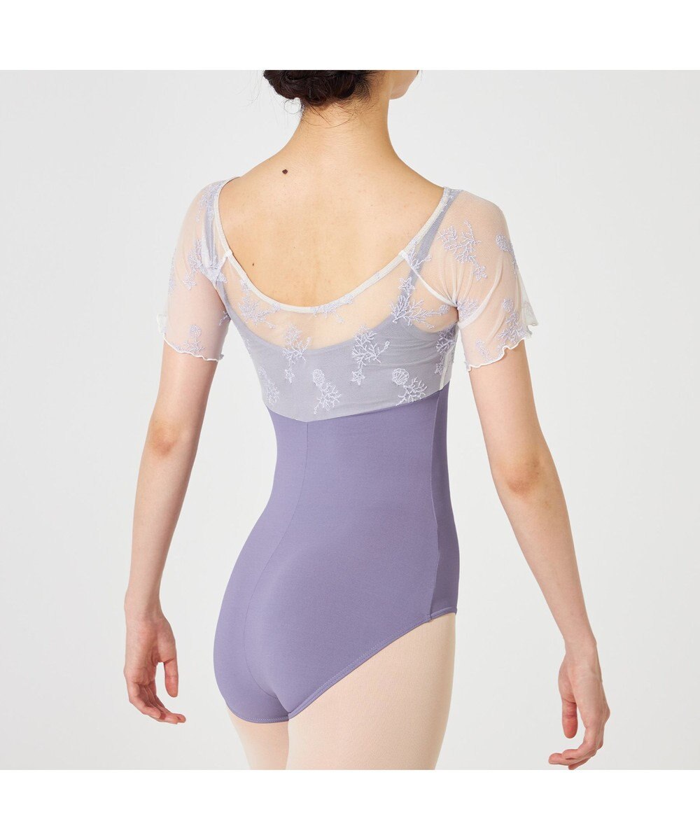 Chacott ハーフスリーブレオタード 