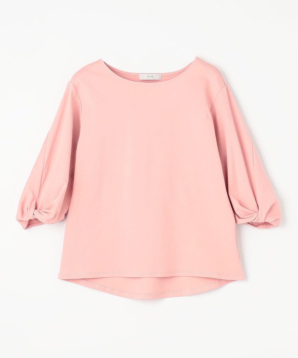 ANY 【WEB限定】シルケットスムース ツイストリーブプルオーバー 