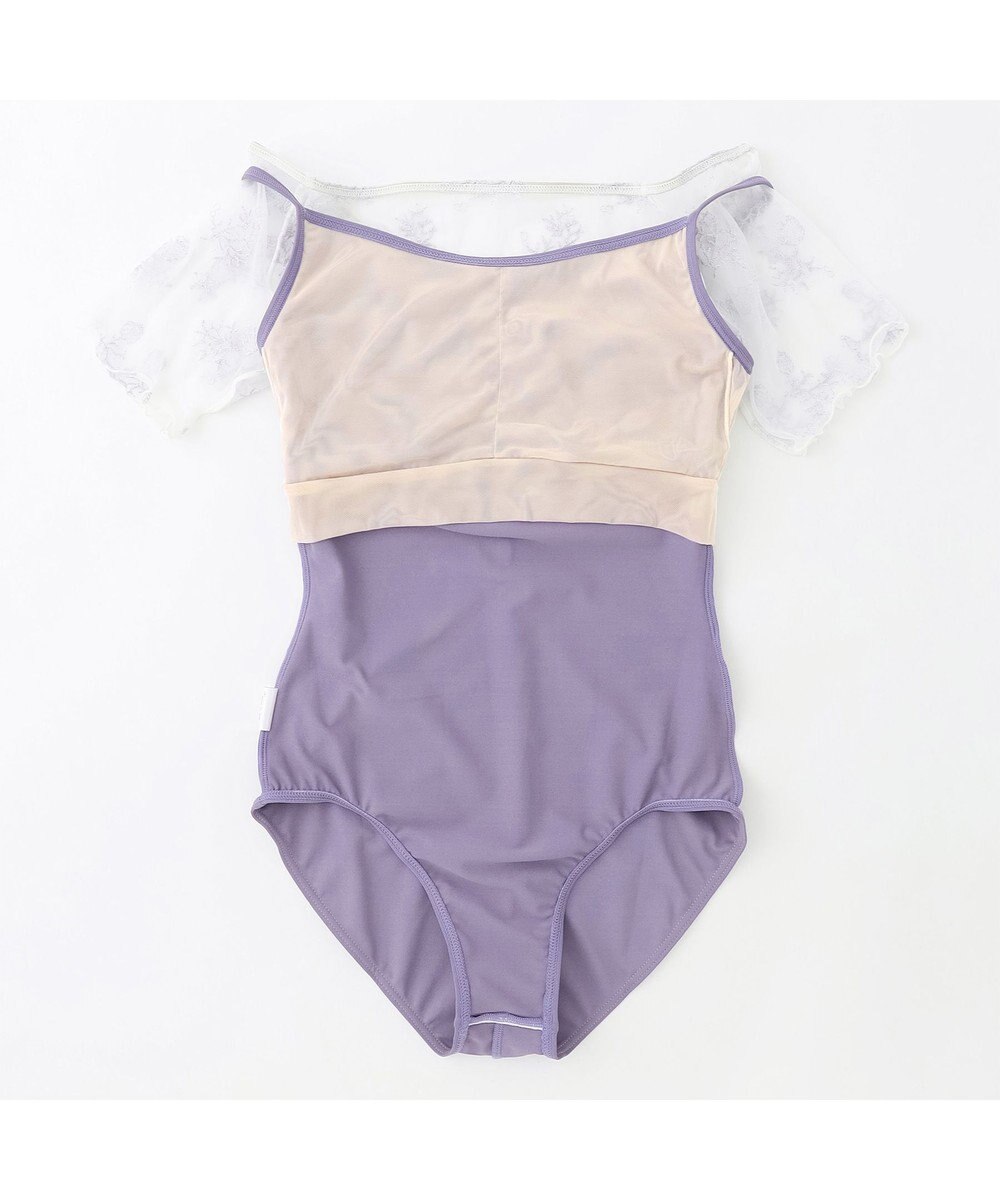 Chacott ハーフスリーブレオタード 