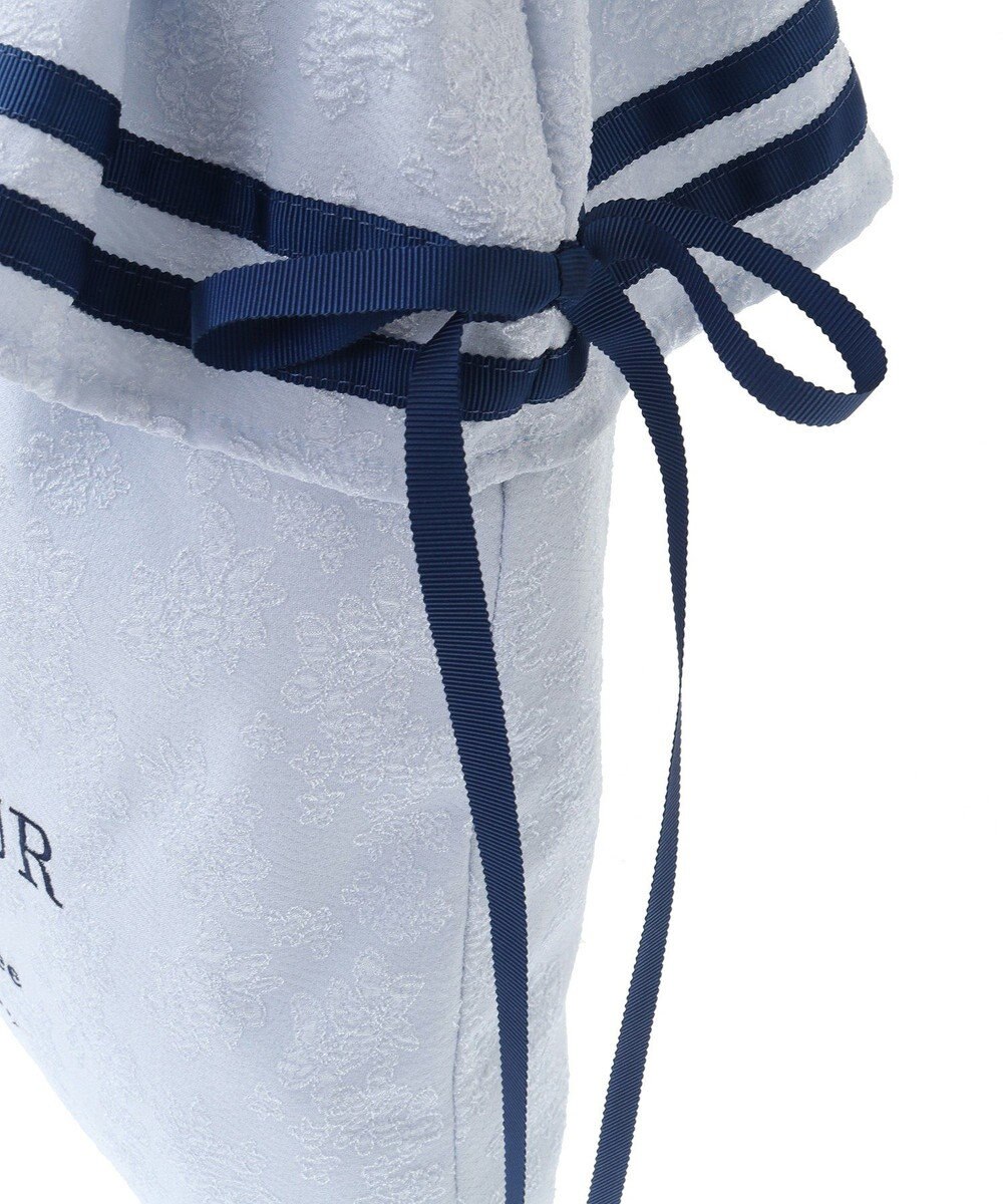 Maison de FLEUR ラインリボンジャカードトートバッグ 