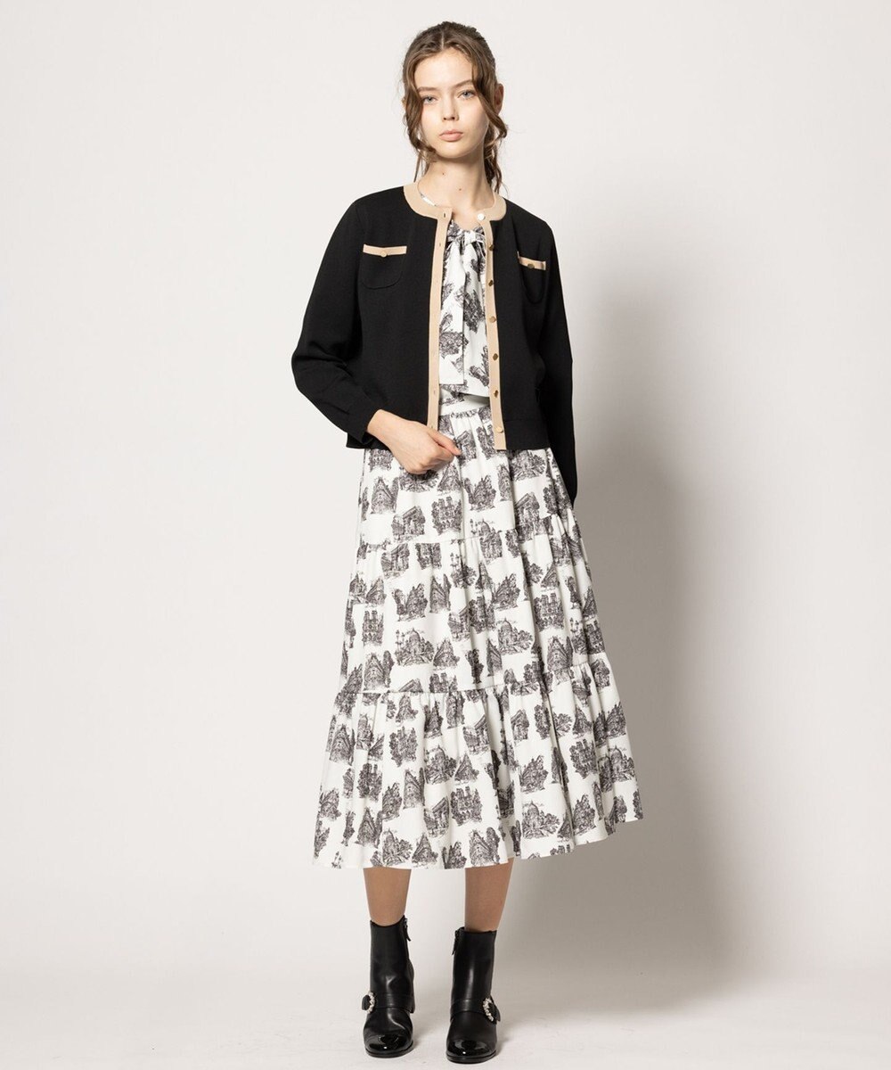 TOCCA 【洗える】GOOD MAGIC ニットジャケット風カーディガン 