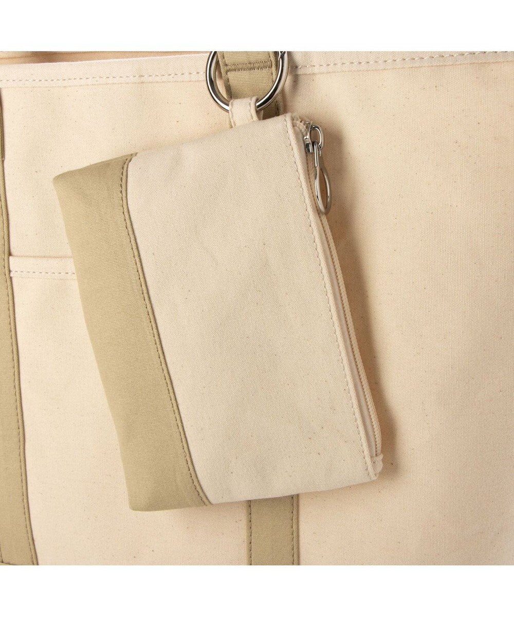 UNBILLION カシュカシュ cachecache / 裏コーディングキャンバスビッグトートバッグ 