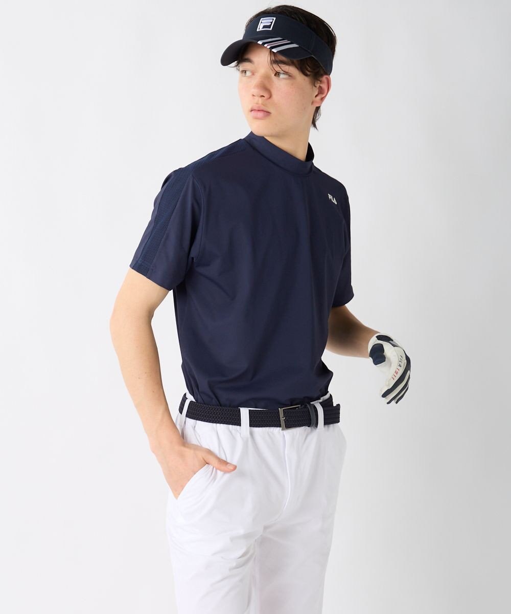 FILA GOLF／marie claire 【FILA GOLF】半袖モックネックシャツ 