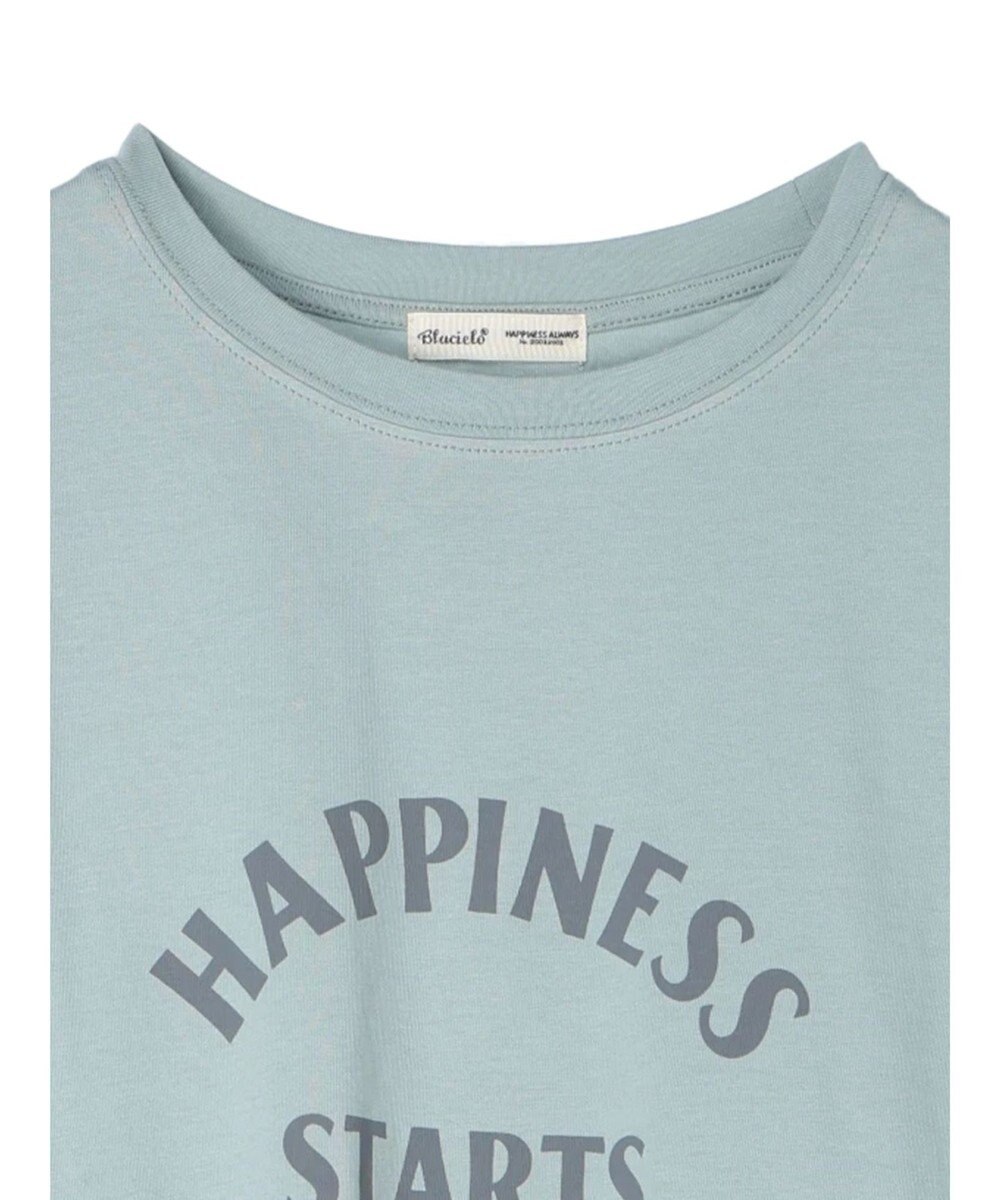 CRAFT STANDARD BOUTIQUE シルケット天竺　ロゴＰＴ裾ラウンドチュニックＳ／Ｓ 