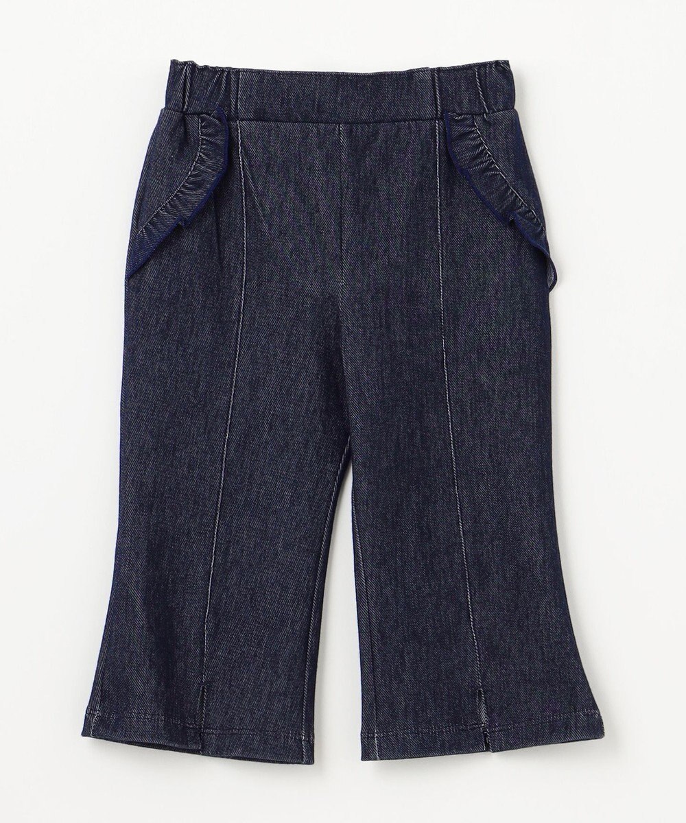 組曲 KIDS 【80-100㎝】フレアーデニムニット パンツ 