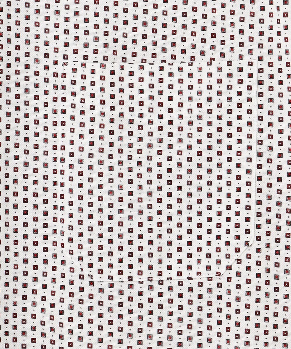 JOSEPH ABBOUD 【25SS・洗える】コンパクトジャージープリント シャツ 