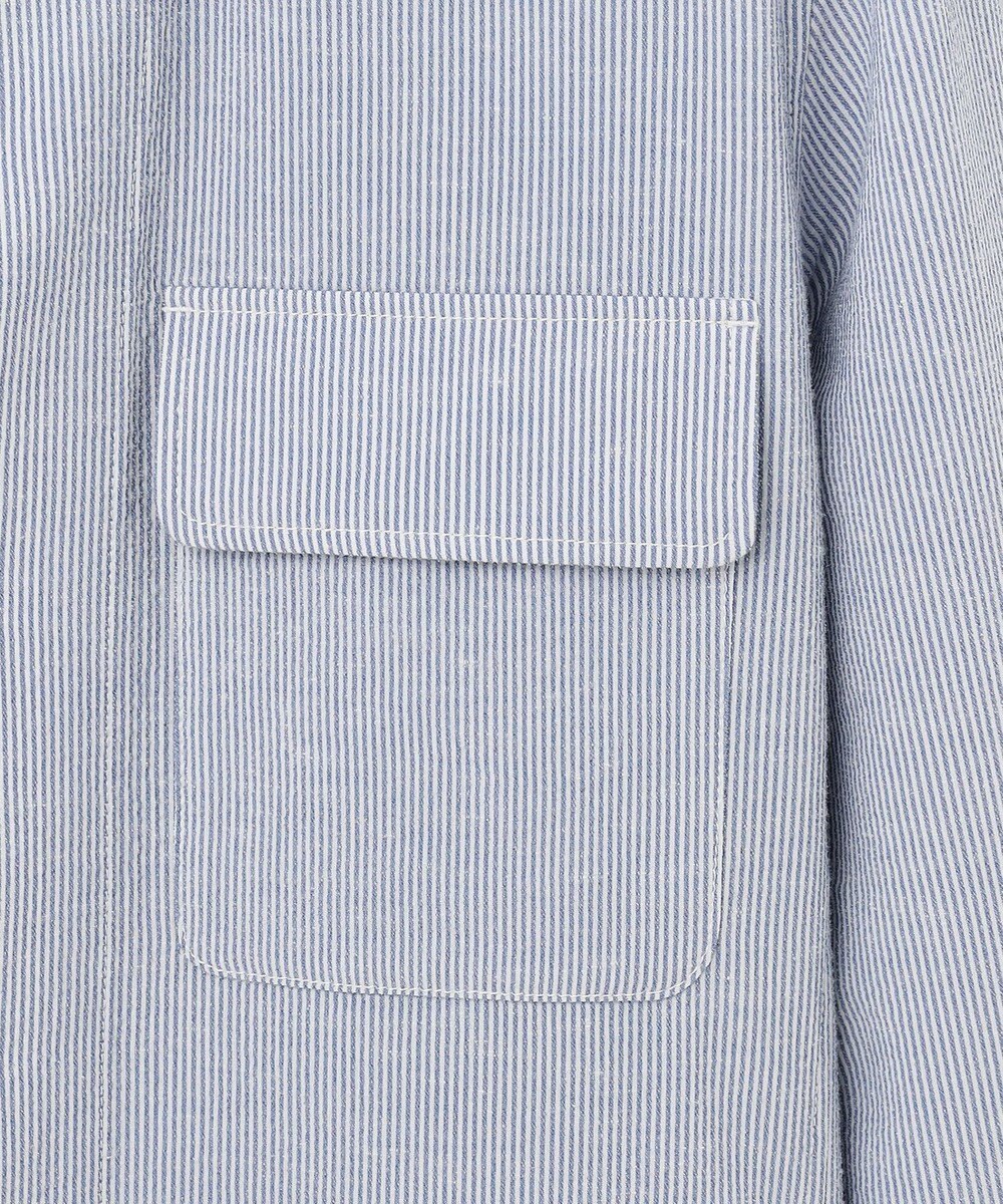 JOSEPH ABBOUD 【清涼・軽量・夏の軽羽織】クールサッカー ライトシャツ アウター 