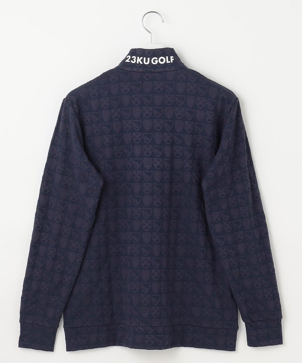 23区GOLF 【MEN】エンブレムハーフジッププルオーバー 