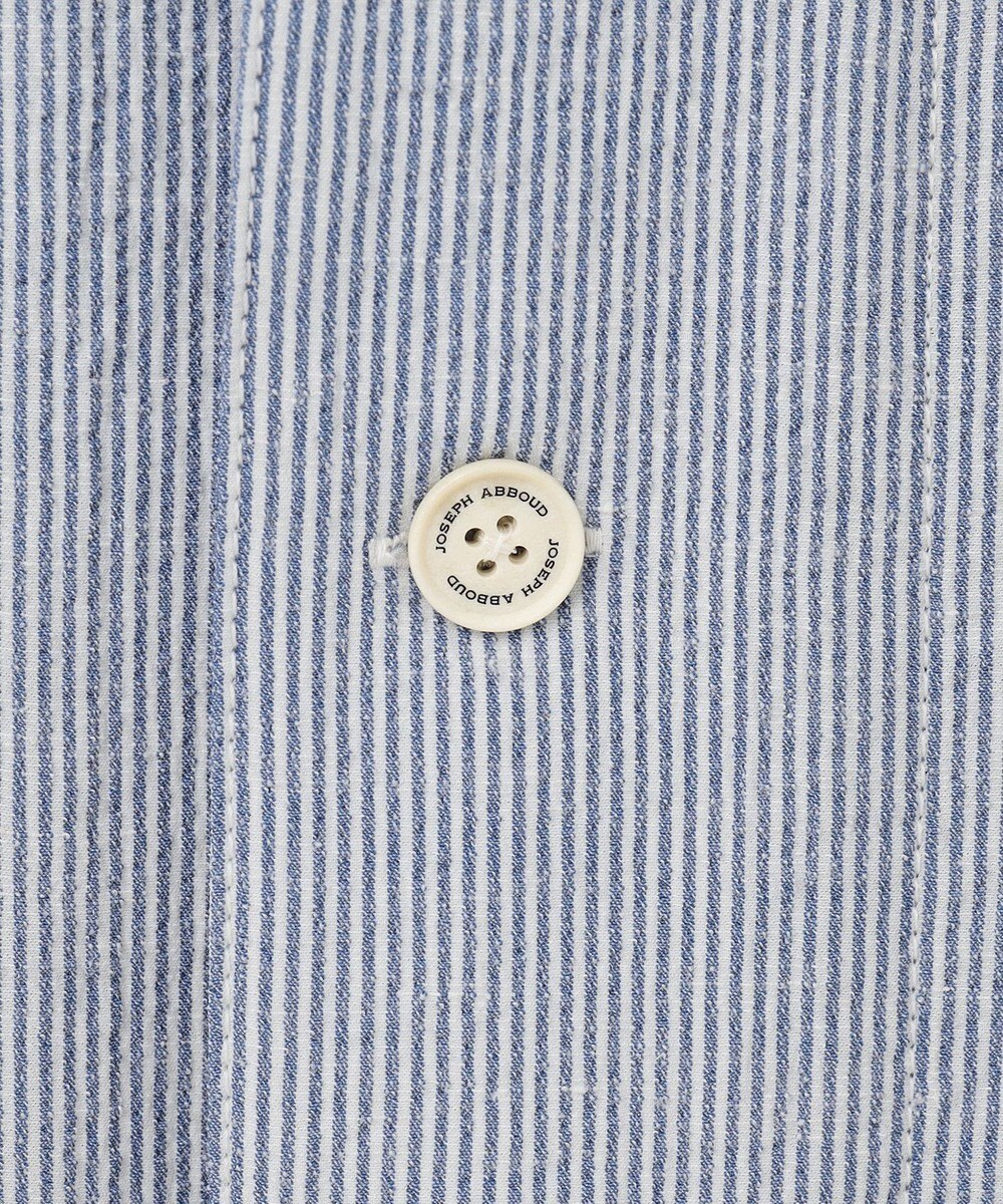 JOSEPH ABBOUD 【清涼・軽量・夏の軽羽織】クールサッカー ライトシャツ アウター 