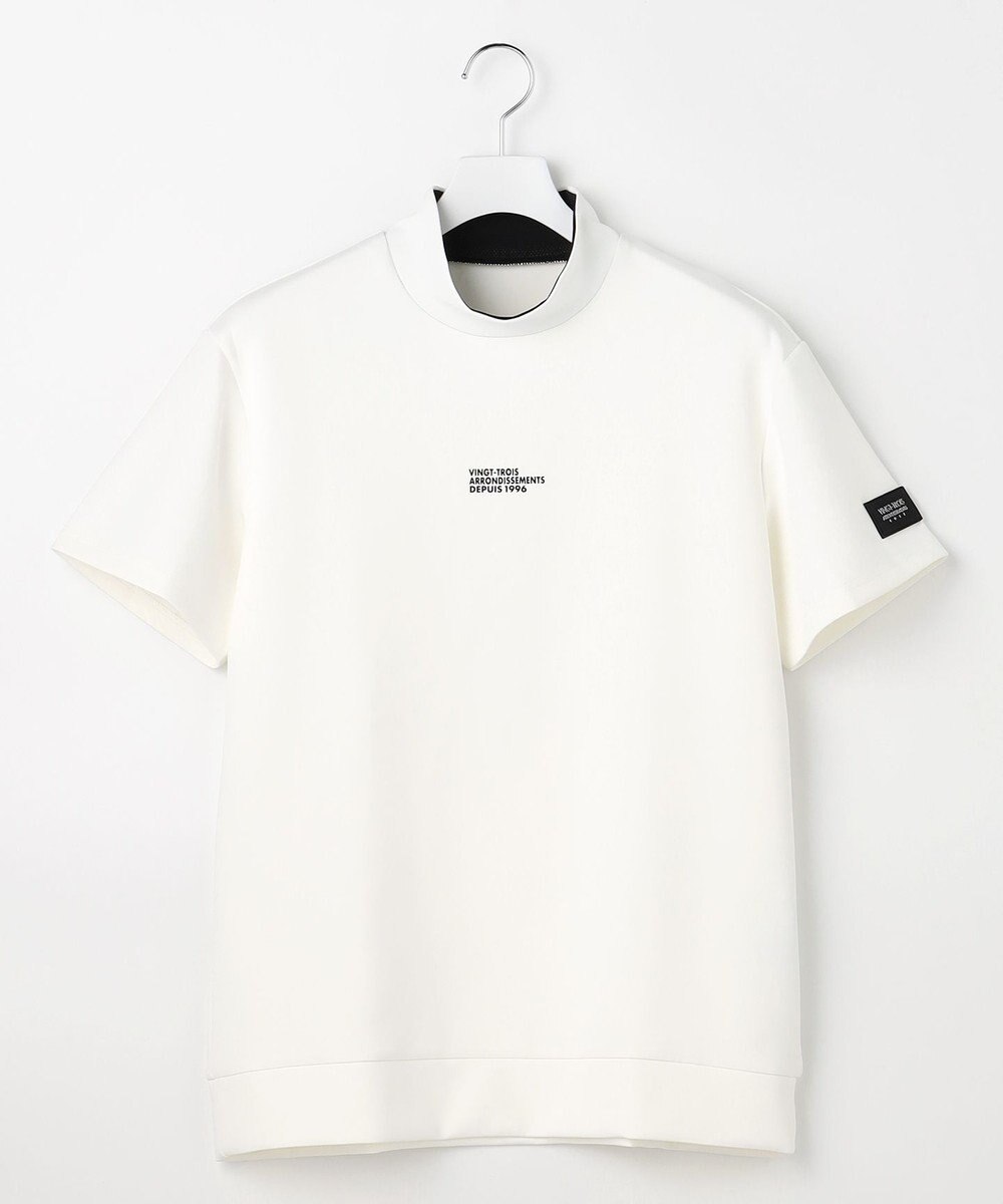 23区GOLF 【MEN】ライトダンボールストレッチモックネック 