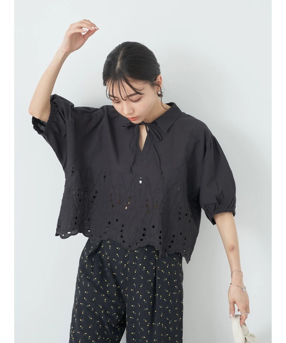 earth music&ecology エンブロイダリープルオーバー 