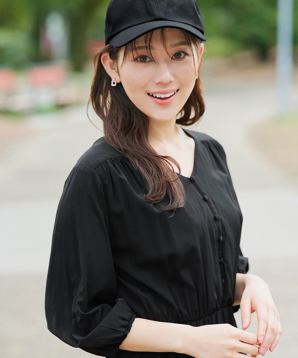 Tiaclasse 【2WAY・洗える】パフスリーブティアードマキシワンピース 