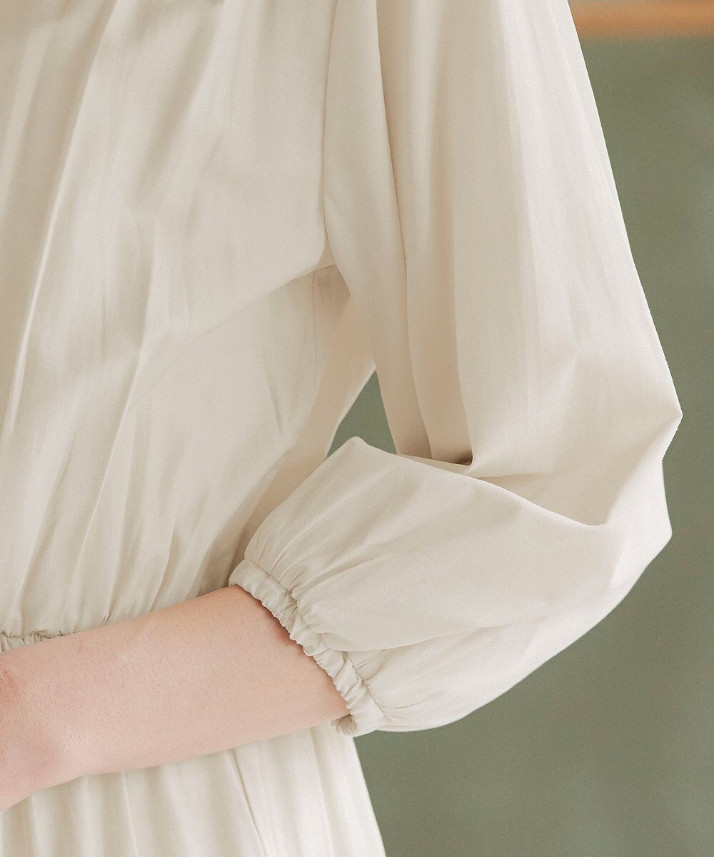 Tiaclasse 【2WAY・洗える】パフスリーブティアードマキシワンピース 