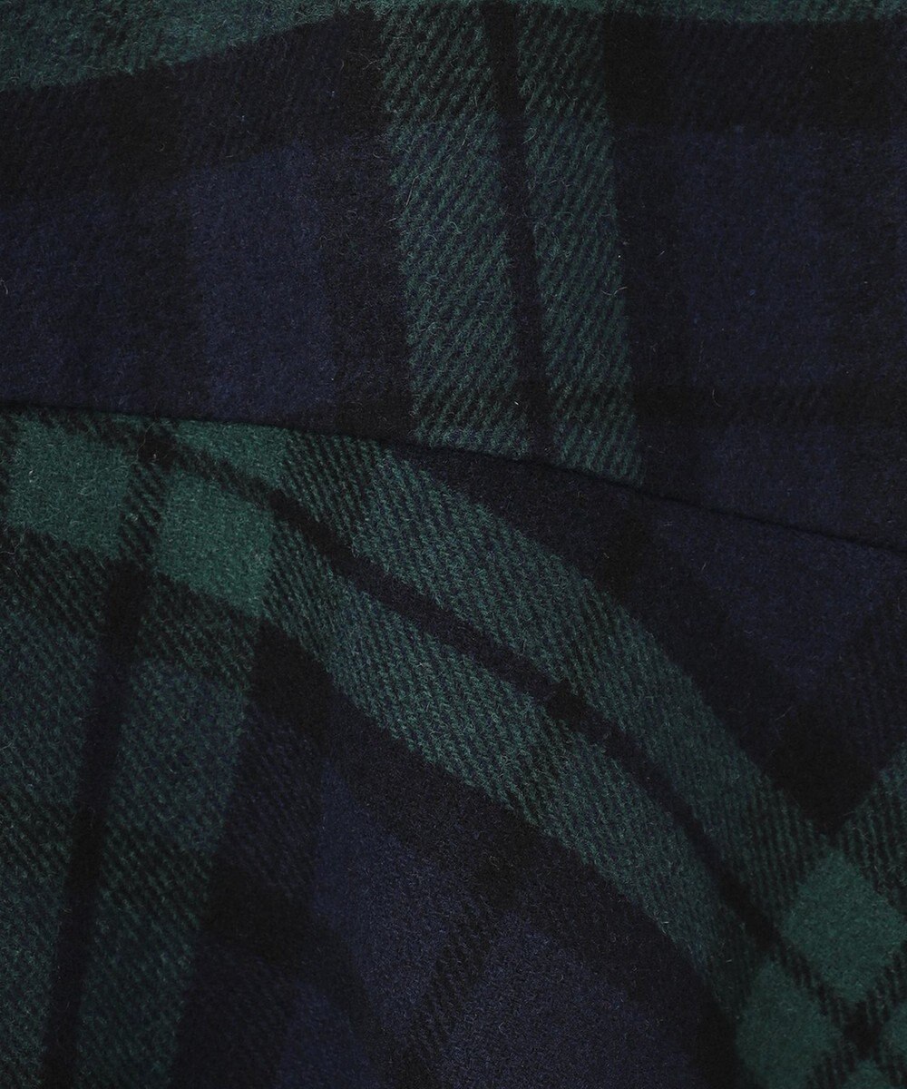 ANY 【ウエストゴム・洗える】タータンマーメイドスカート 