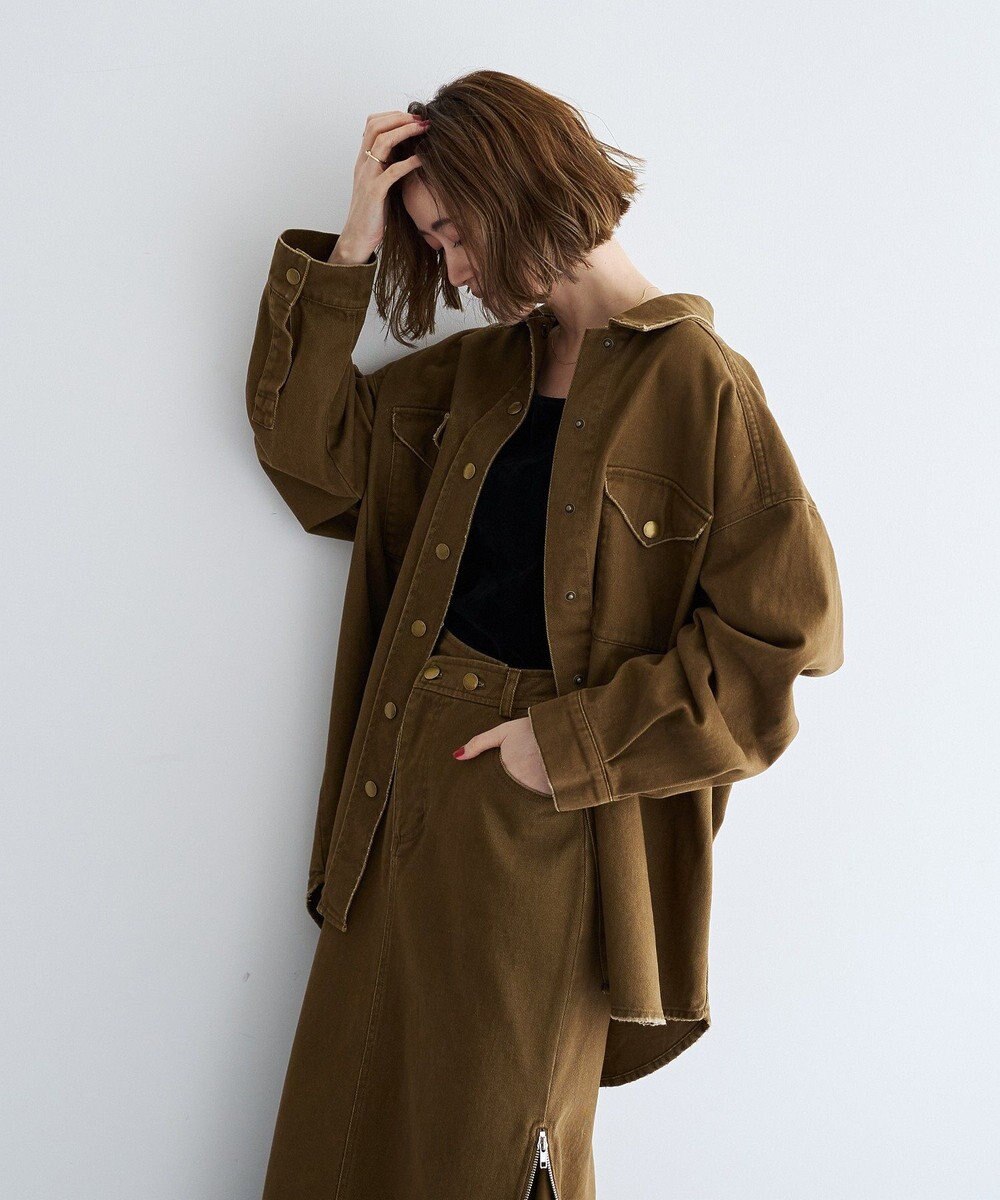 YECCA VECCA コインフリンジオーバージャケット 
