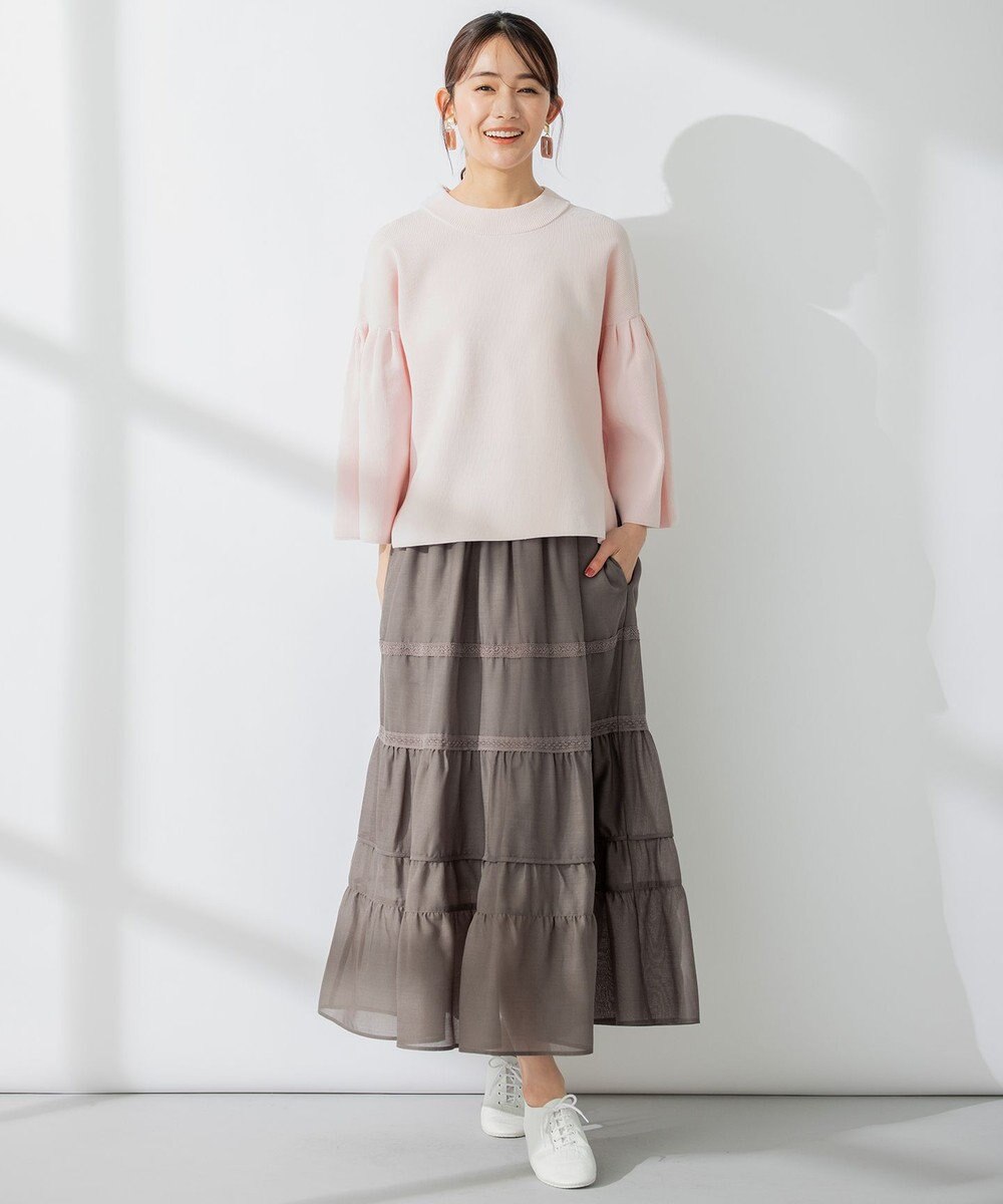 組曲 AMOSSAベルスリーブ ニット 