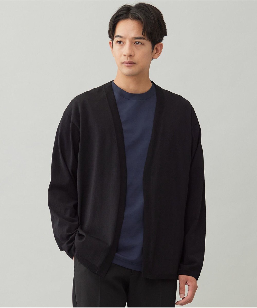 UNFILO MENS アラエルエアリーシアーカーデ 