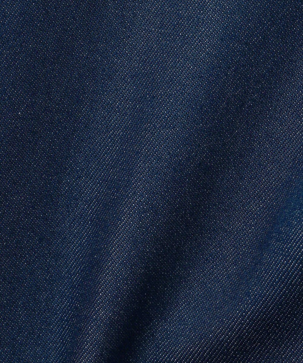 J.PRESS LADIES S 【洗える】ハイパワーデニムツイル ワイド パンツ 