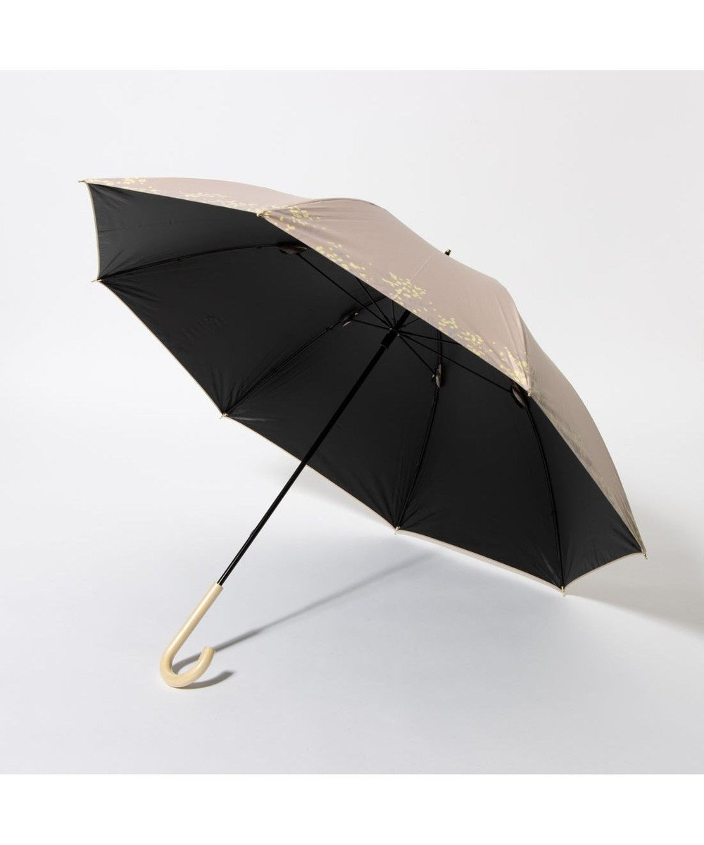 UNBILLION cache nez / 軽量サークルミモザプリントショートパラソル 