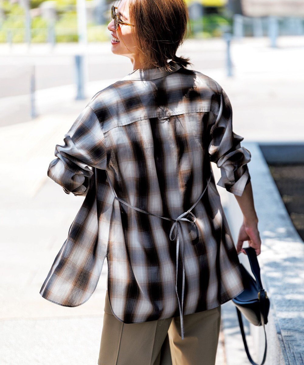 UNFILO レギュラーカラー ポプリンシャツ 