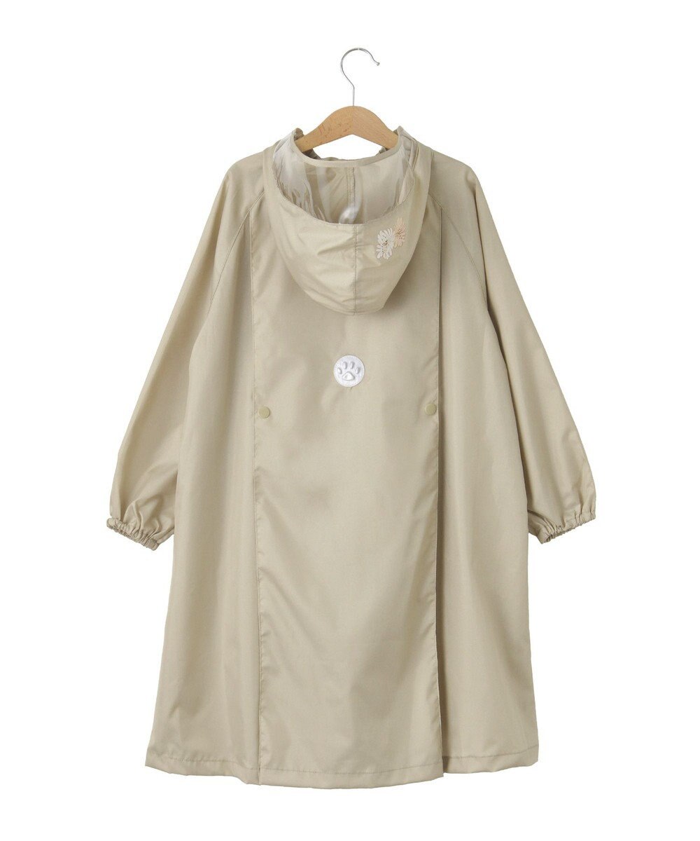 MOONBAT 【ジュニアリュック対応】ポールアンドジョー ポーチ付きキッズレインコート 