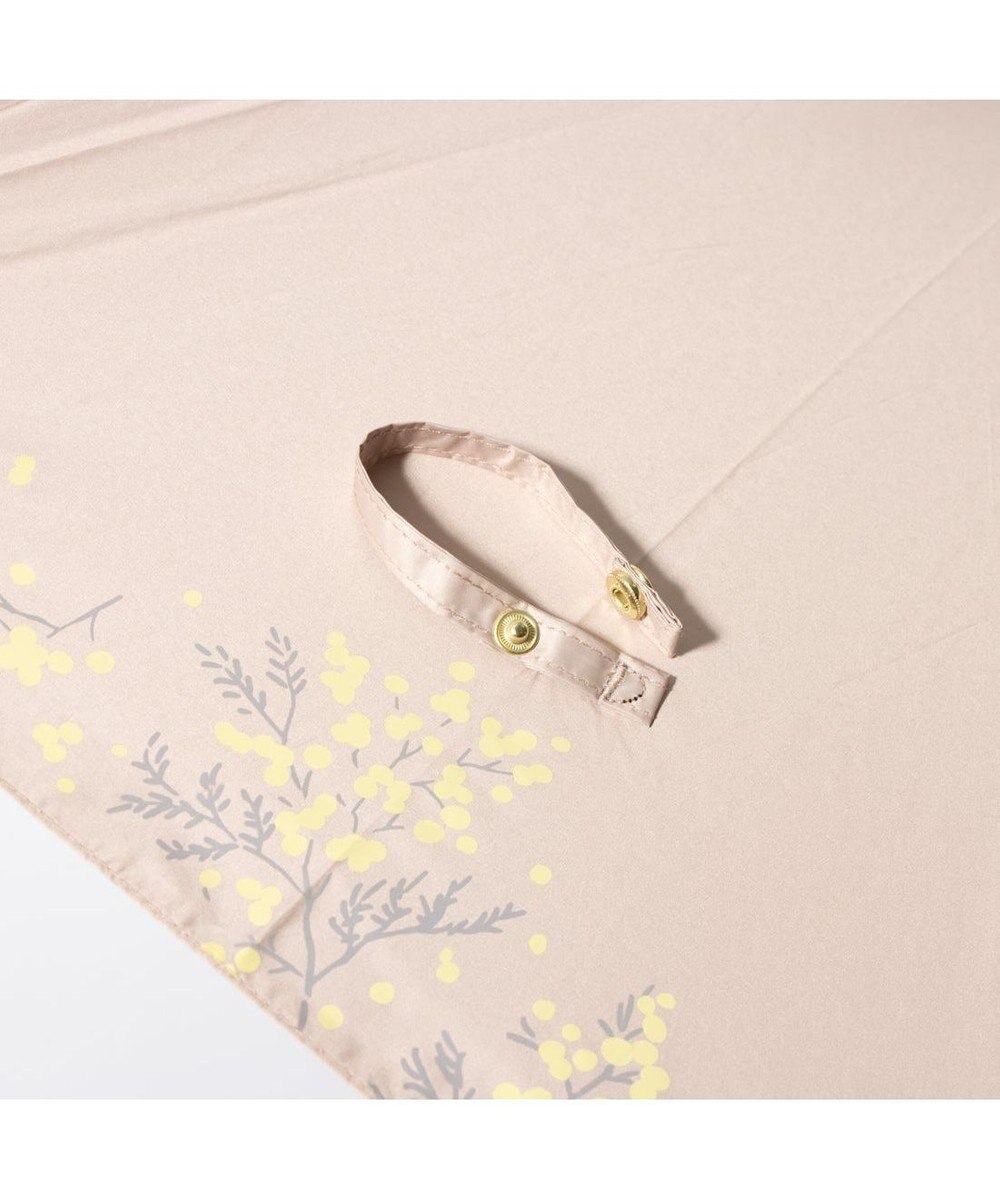 UNBILLION cache nez / 軽量サークルミモザプリントショートパラソル 