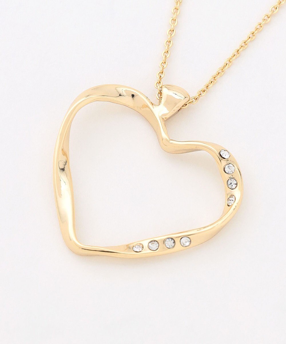 組曲 ツイストハートフープペンダント 